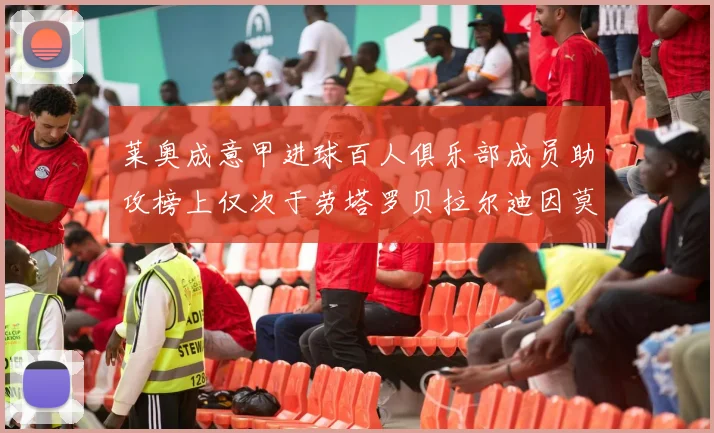 莱奥成意甲进球百人俱乐部成员助攻榜上仅次于劳塔罗贝拉尔迪因莫比莱